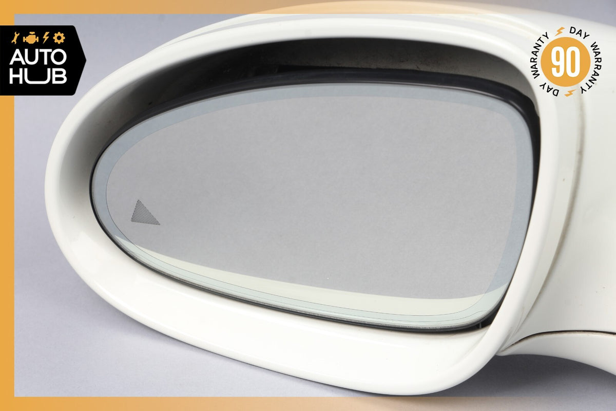 07-09 Mercedes W221 S600 S63 Left Side Rear View Door Mirror w/ Blind Spot OEM - photo 4