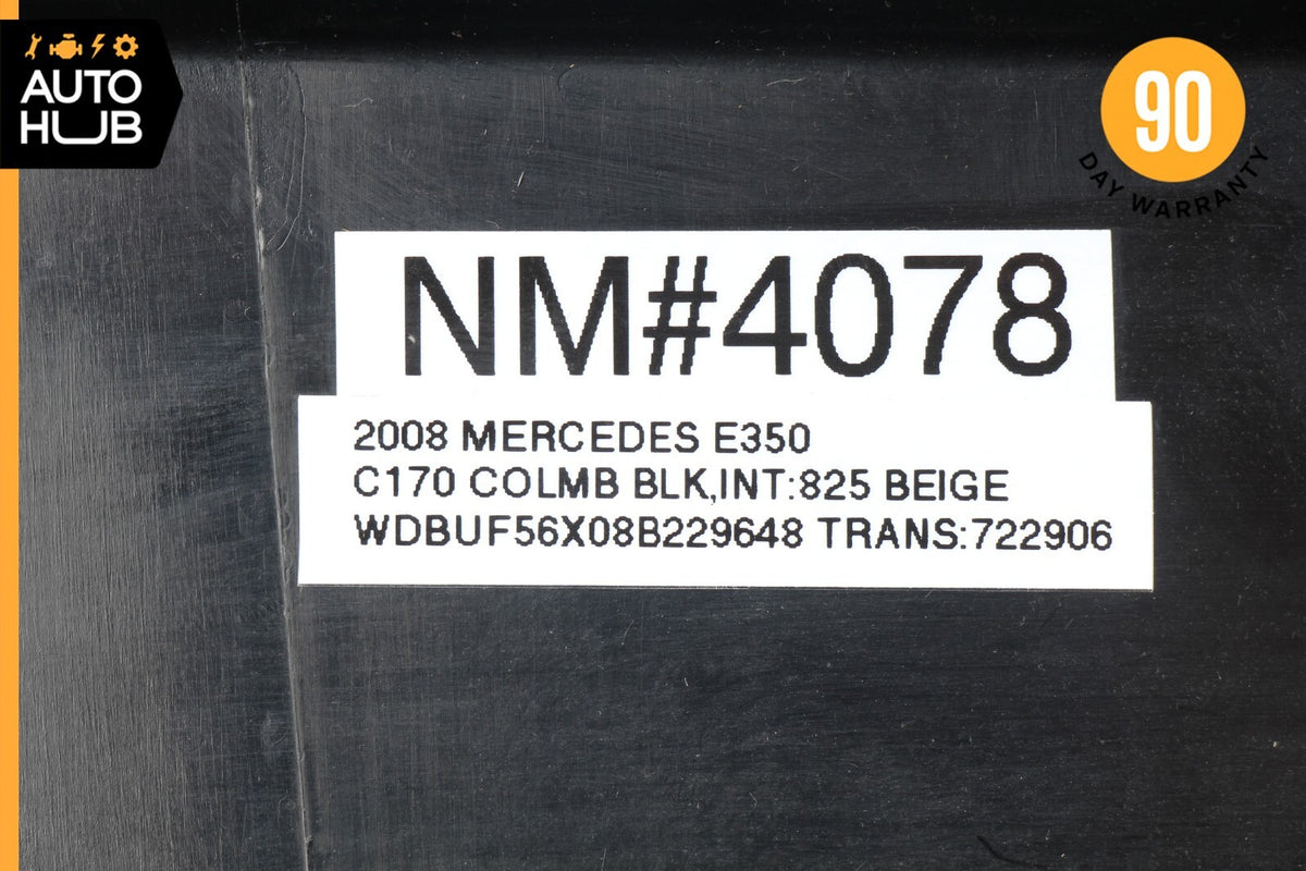 07-09 Mercedes W211 E350 E63 AMG Dashboard Glove Box Storage Compartment OEM - photo 12