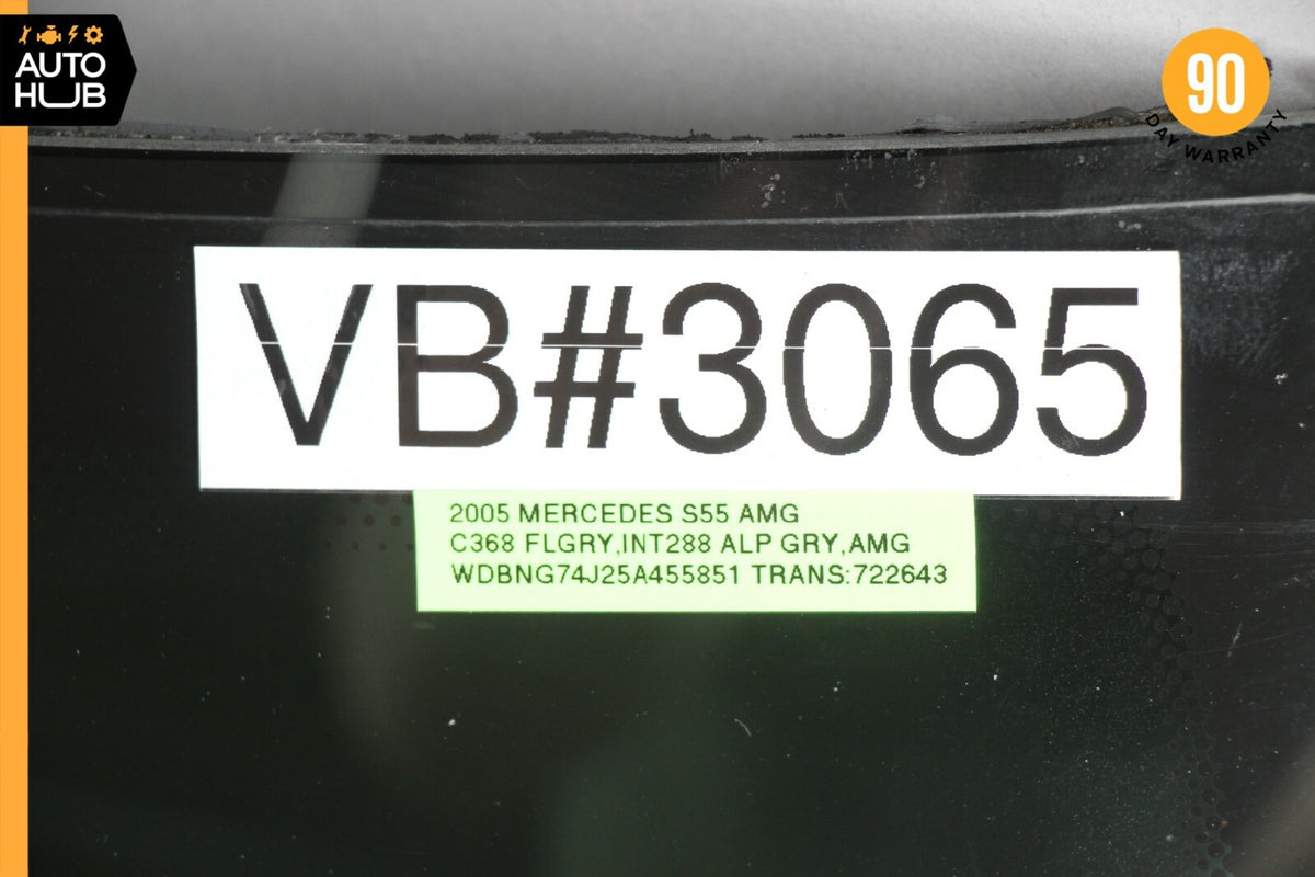 03-06 Mercedes W220 S55 AMG S600 S500 Front Windshield Glass Wind Shield OEM - photo 12