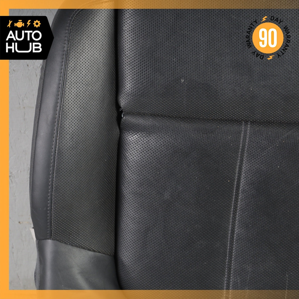 15-18 Porsche Macan 95B Front Right Lower Bottom Seat Cushion Leather Black OEM - photo 7
