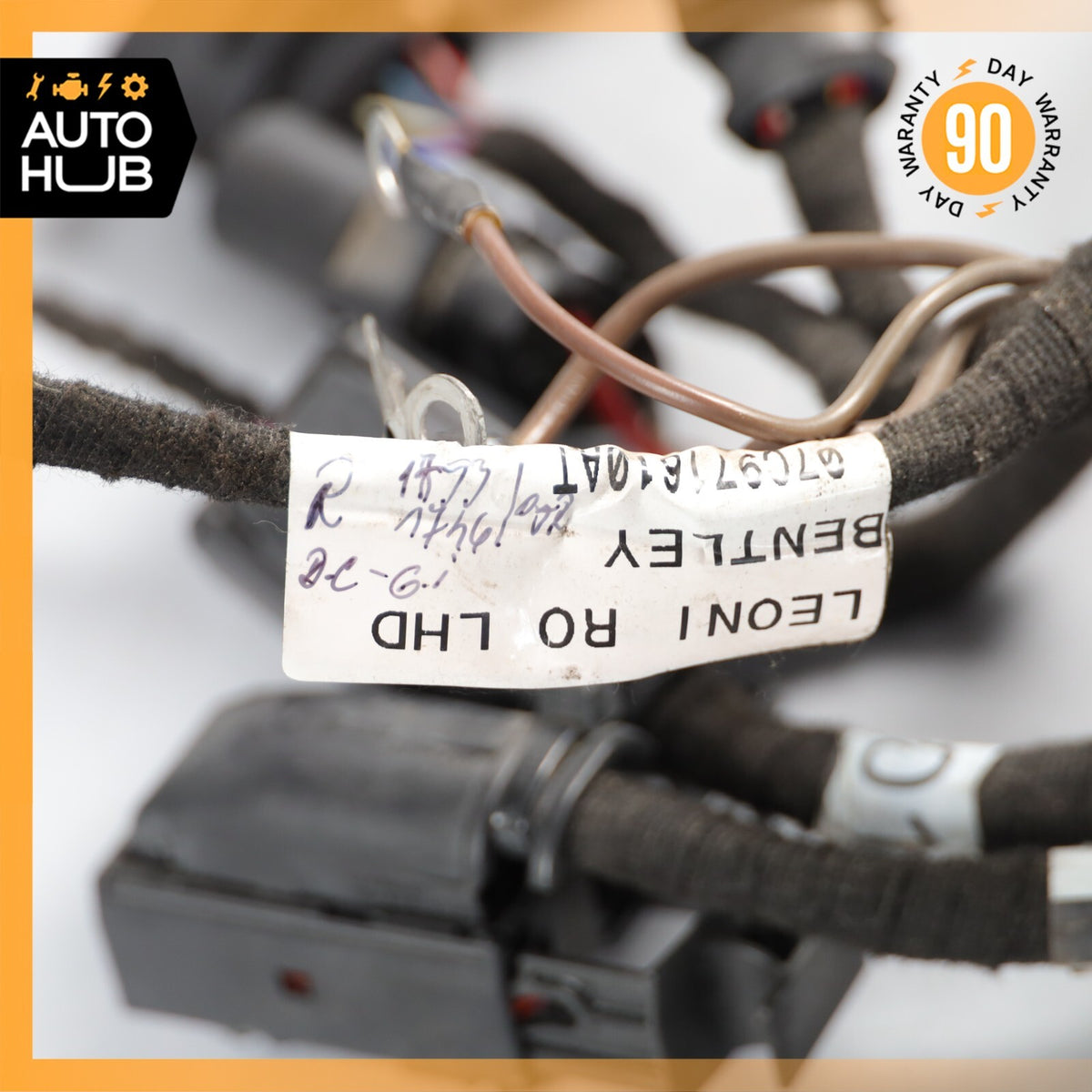 Bentley Continental Flying Spur 6.0L Engine Ignition Wire Cable Harness OEM 80k - photo 22