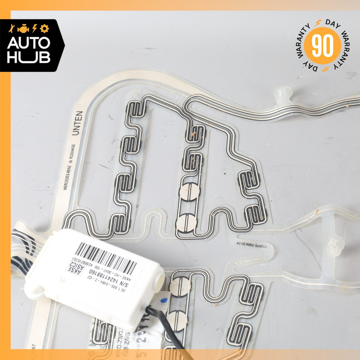 05-08 Mercedes R230 SL500 SL55 AMG Seat Occupancy Sensor Mat SRS 2308215151 OEM - photo 7