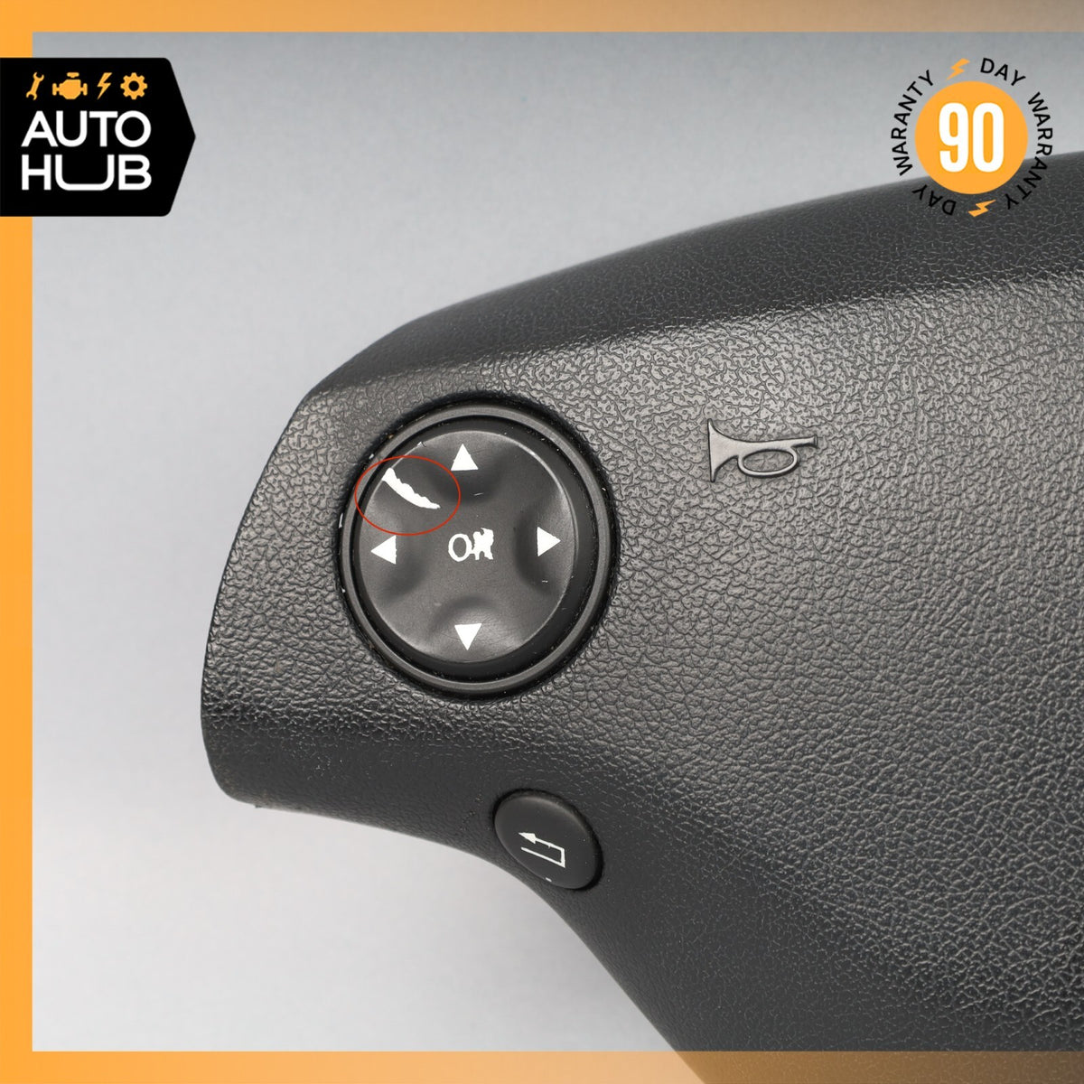 07-10 Mercedes W221 S63 AMG S400 CL550 Steering Wheel Airbag Air Bag Black OEM - photo 3