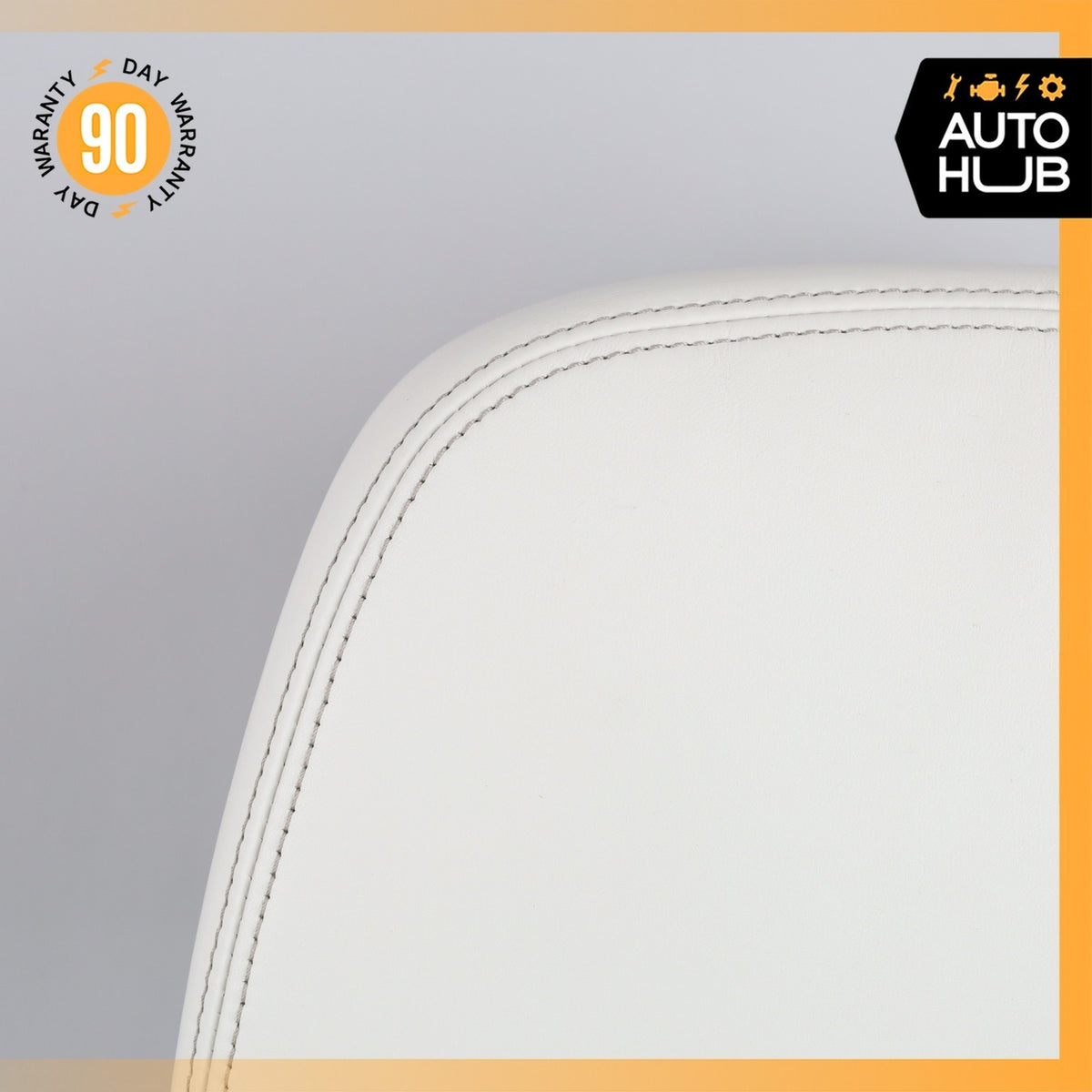 BMW G12 750Li Front Left or Right Seat Headrest Head Rest Nappa White OEM - photo 2