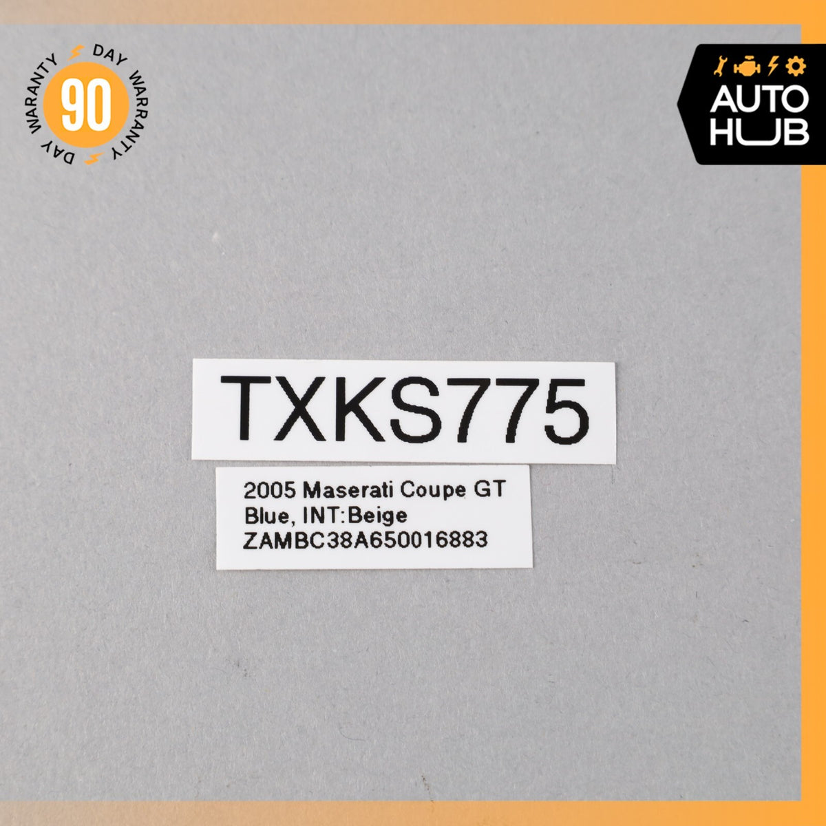 02-07 Maserati M138 Coupe 4200 Left Driver Side B-Pillar Trim Panel Beige OEM - photo 10