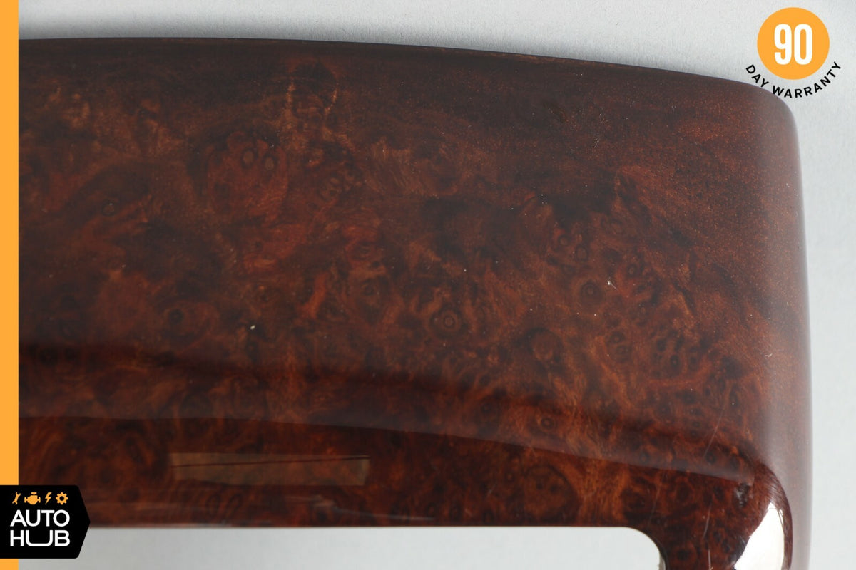 07-13 Mercedes W221 S400 S63 Center Console Rear AC Control Trim Bezel Wood OEM - photo 5