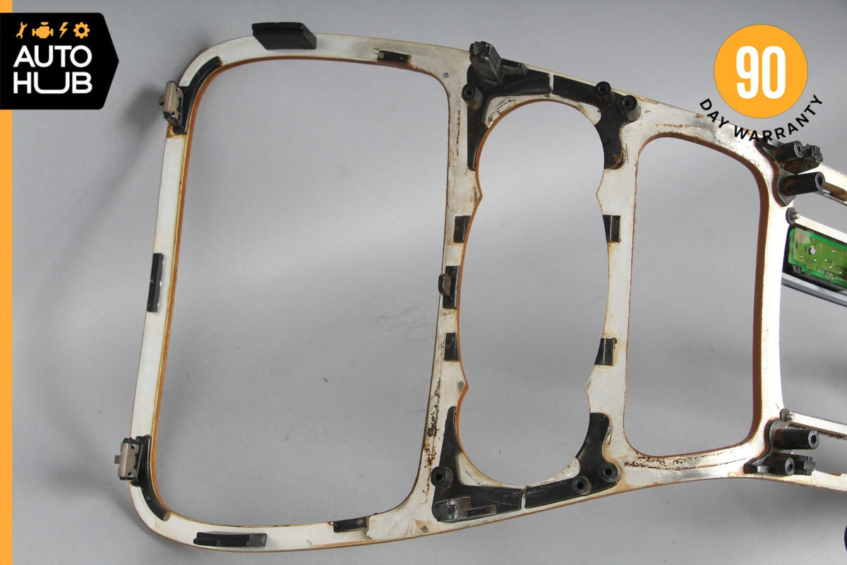 03-04 Mercedes R230 SL500 SL600 Center Console Trim Bezel Wood 2306803739 OEM - photo 4