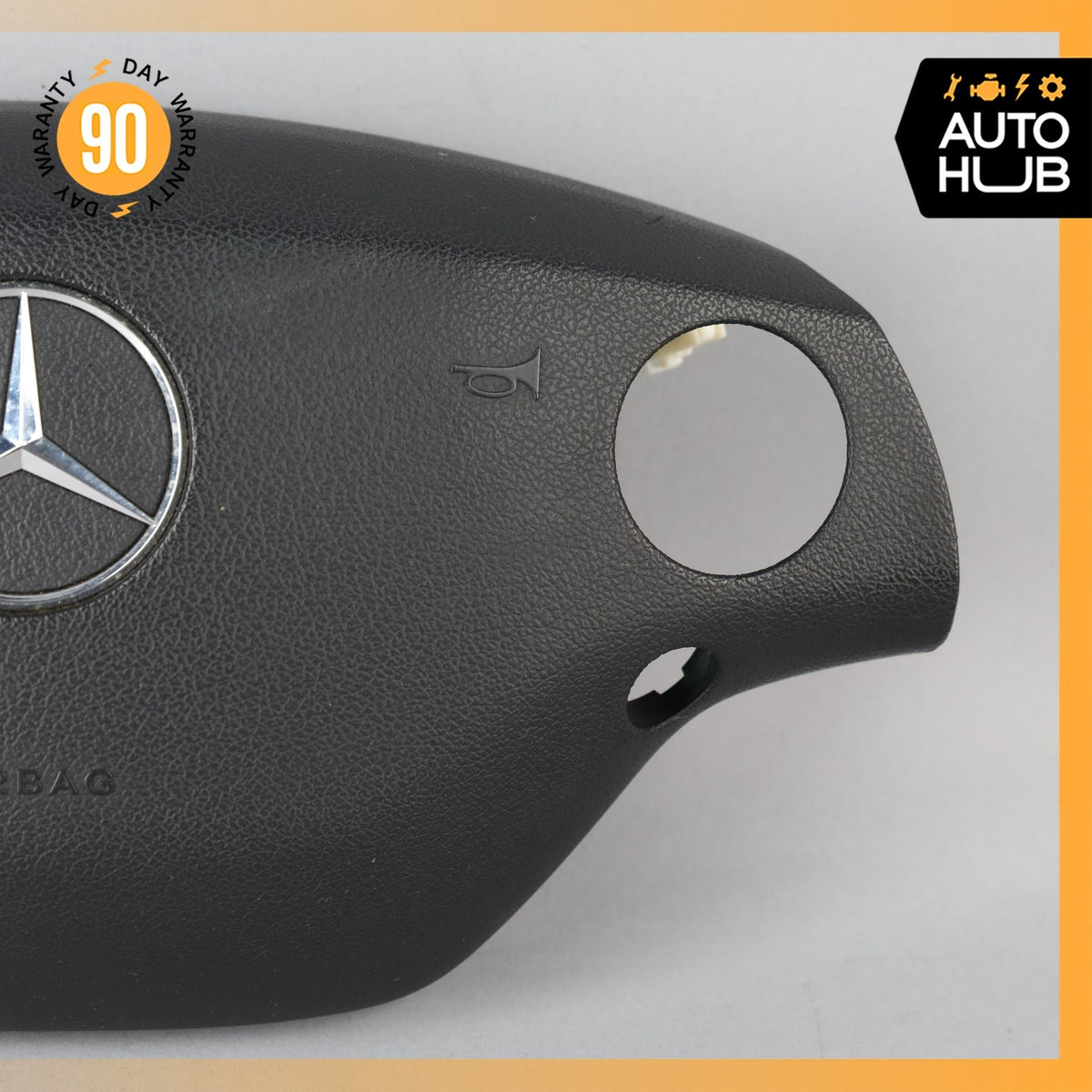 07-10 Mercedes W221 S63 CL550 S450 Steering Wheel Airbag Air Bag Black OEM - photo 4