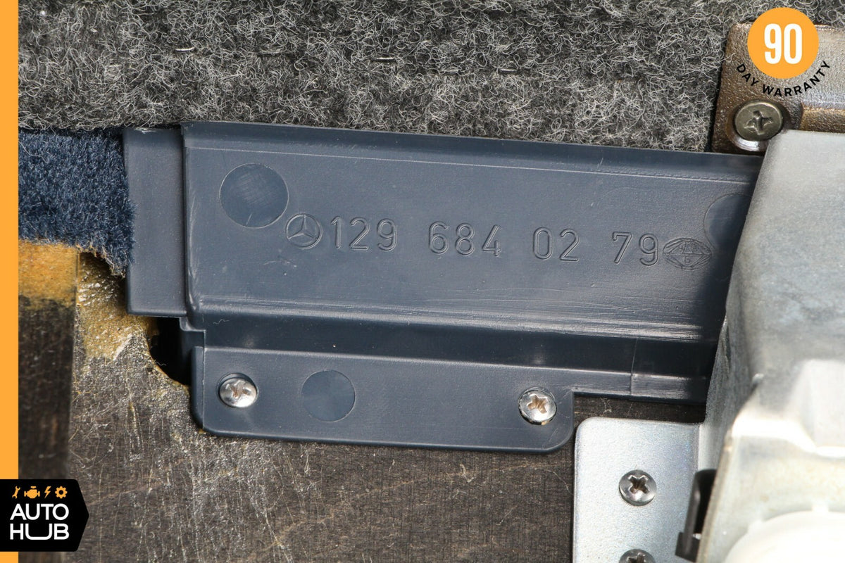 90-95 Mercedes R129 300SL SL320 Rear Carpet Storage Shelf Box Jump Seat Blue OEM - photo 11