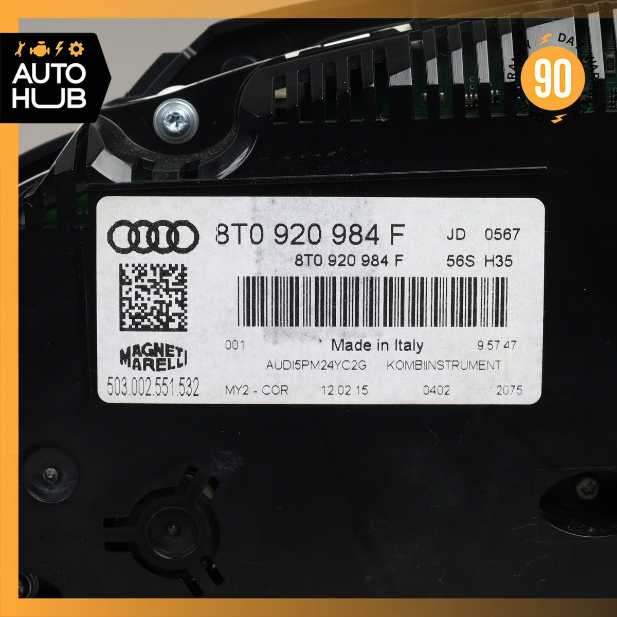 Audi S5 Instrument Cluster Speedometer 8T0920984F OEM 80k - photo 10