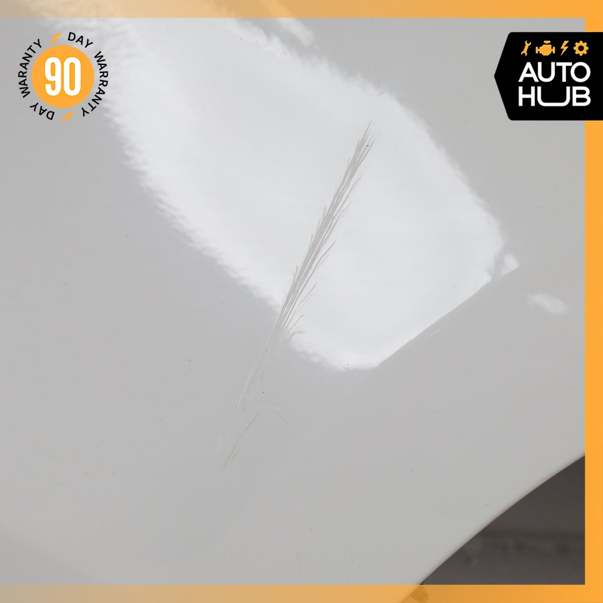 08-13 BMW E88 128i Front Right Side Fender Cover Panel White 41357133228 OEM - photo 7