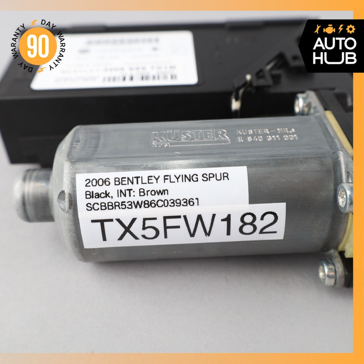 Bentley Continental Flying Spur Front Left Door Window Regulator Motor OEM 39k - photo 10