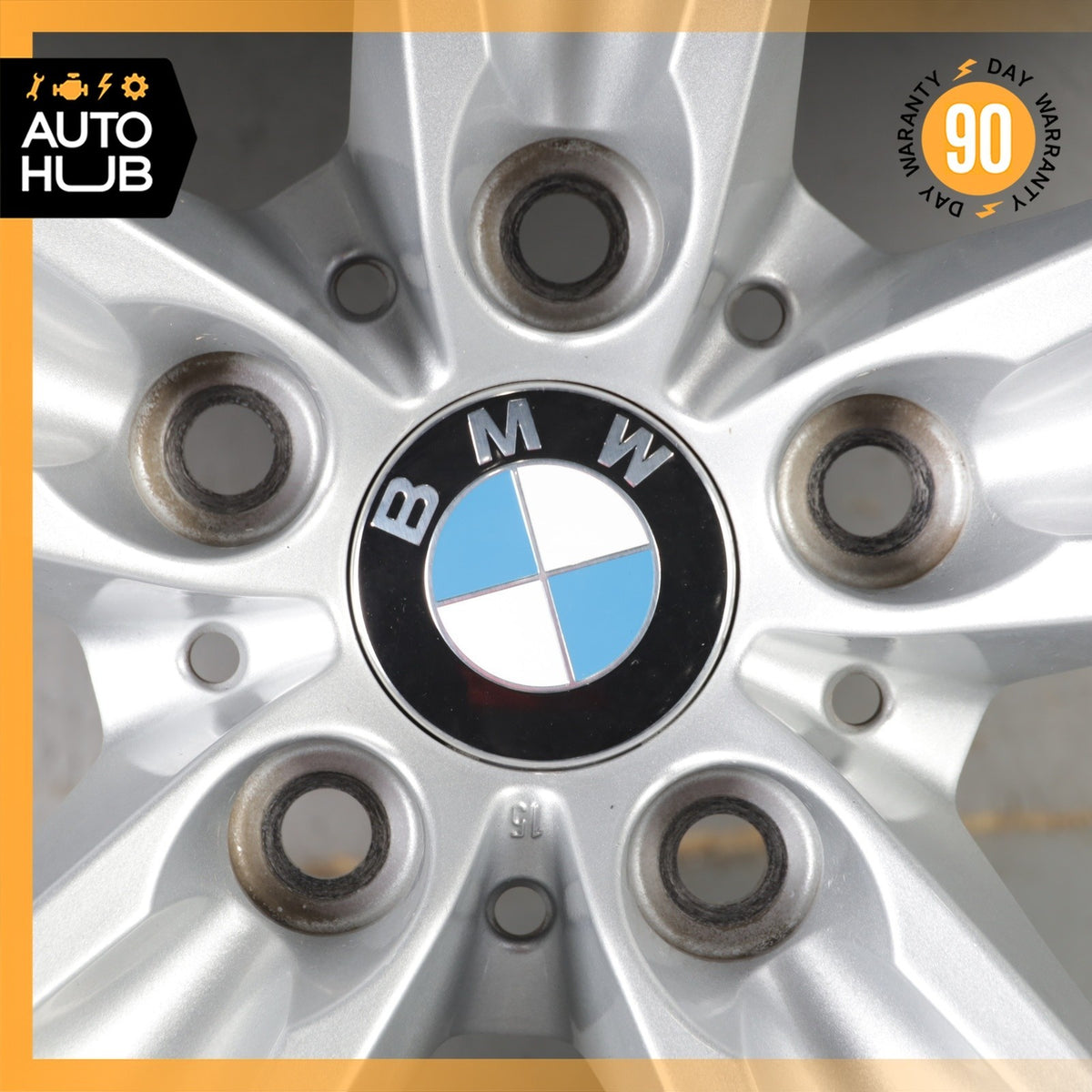 BMW E60 528i 535i 550i 8 x 18 18" Style 246 Wheel Rim Silver 6777349 OEM - photo 6