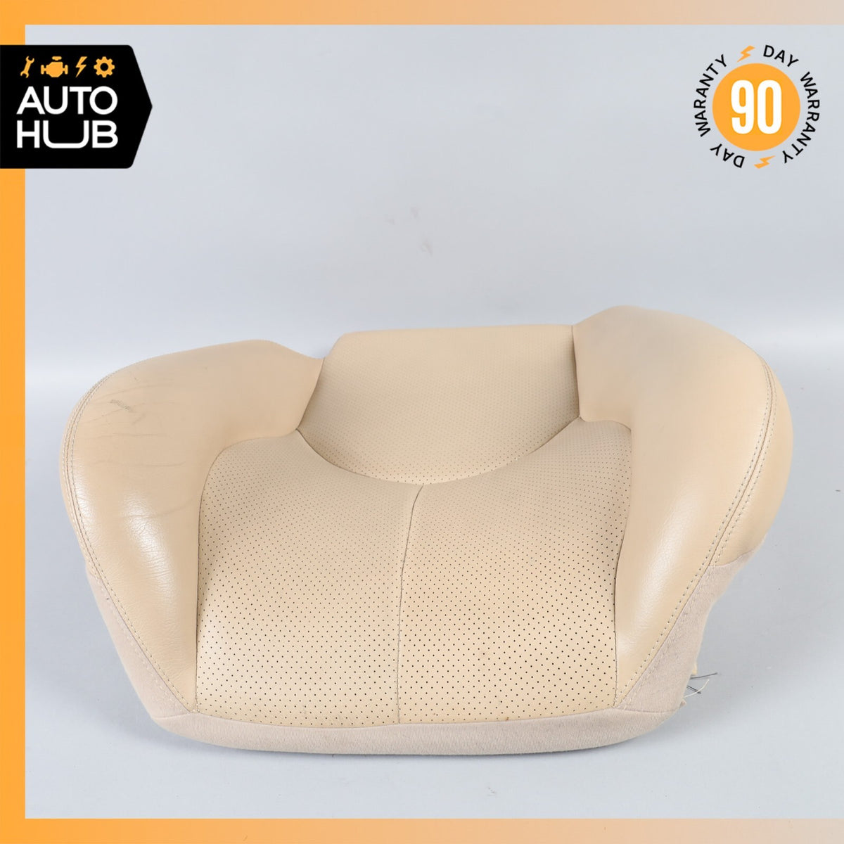 96-02 Mercedes R129 SL320 SL500 Right Side Top Upper Seat Cushion Beige OEM - photo 8