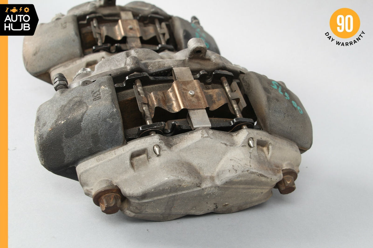 07-12 Mercedes R230 SL550 Front Left and Right Brake Caliper Calipers Set OEM - photo 2
