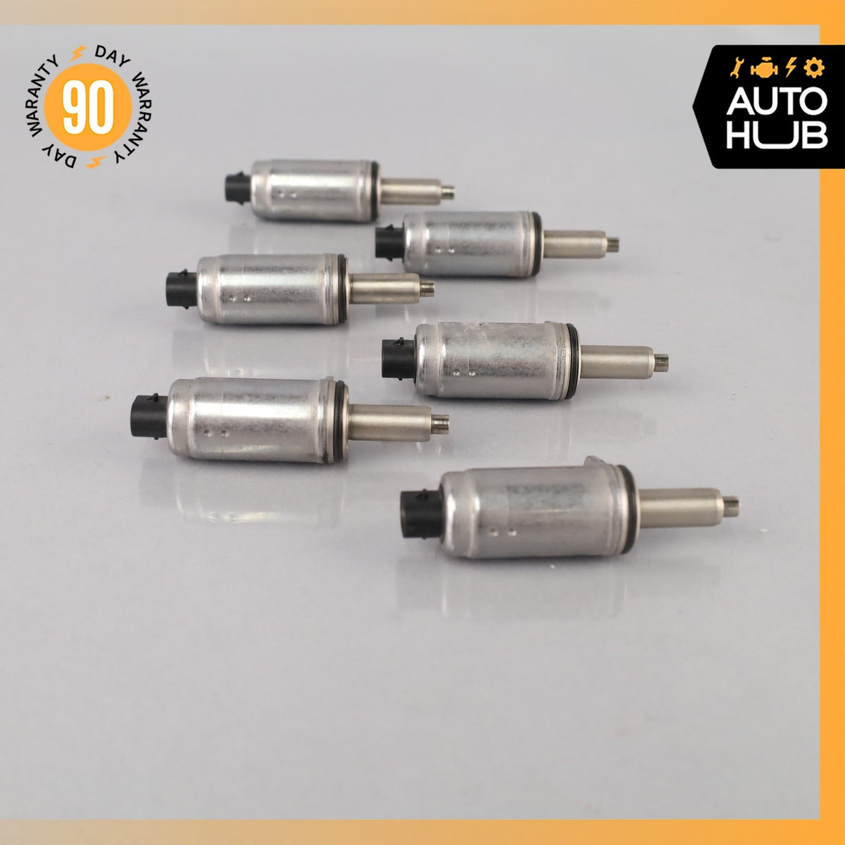 17-19 Audi 4M Q7 Engine Motor Camshaft Adjust Solenoid Set of 6 OEM 87k - photo 6