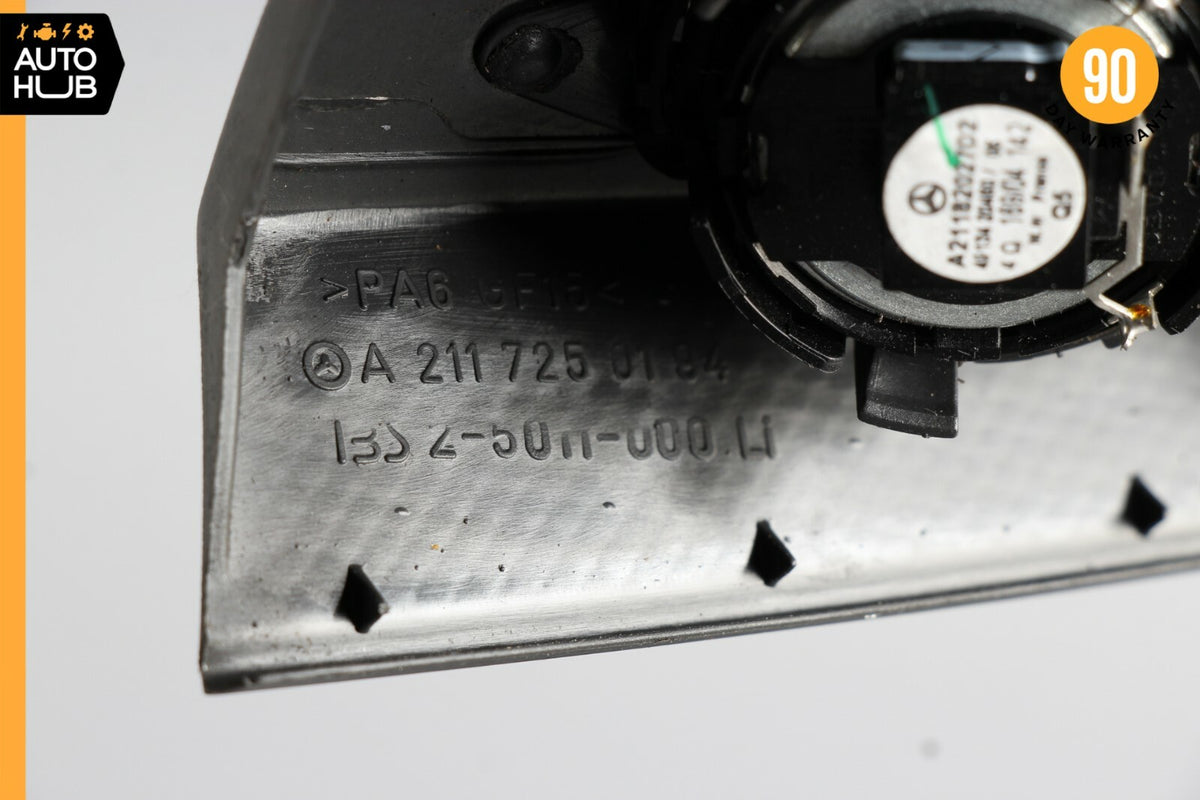 03-06 Mercedes W211 E320 E350 Tweeter Speaker Cover Left Driver Side Black OEM - photo 7
