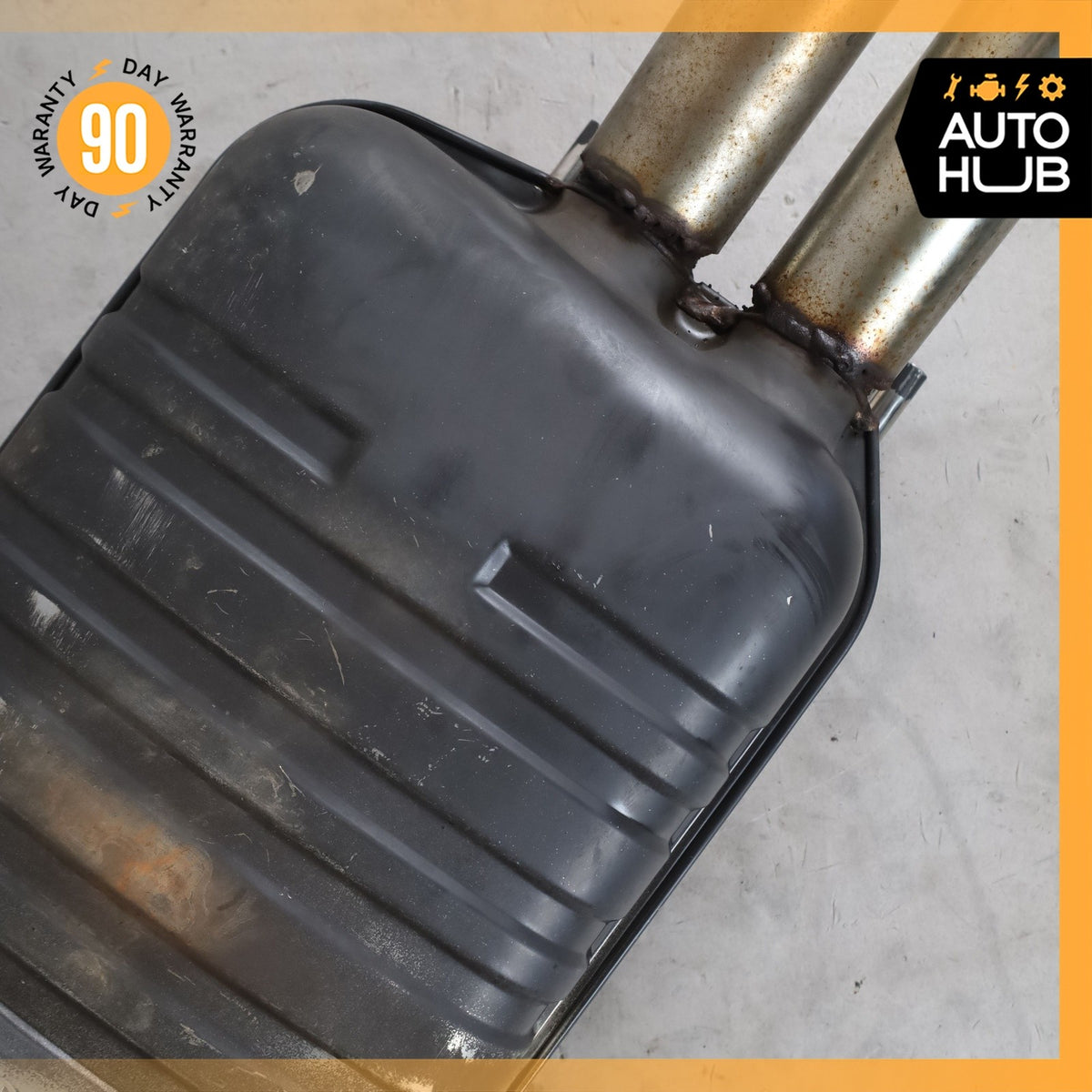 96-99 Mercedes W140 CL600 S600 Coupe Exhaust Muffler OEM 63k - photo 3