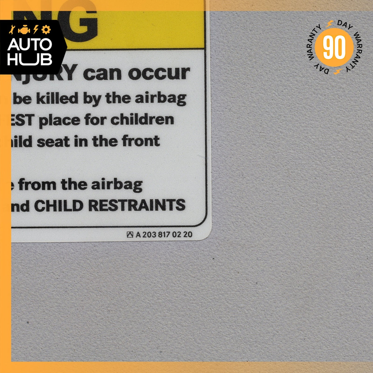 98-03 Mercedes W208 CLK430 CLK55 AMG Right Passenger Sunvisor Shade Cover OEM - photo 10