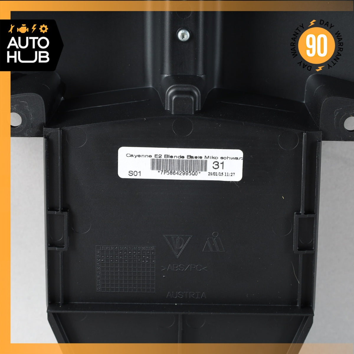 Porsche Cayenne 958 Rear A/C Heater Climate Control Switch 7P5864299 OEM - photo 7