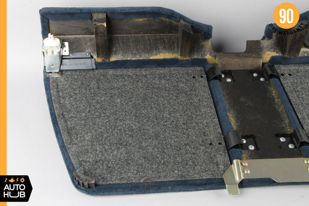 90-95 Mercedes R129 300SL SL320 Rear Carpet Storage Shelf Box Jump Seat Blue OEM - photo 10