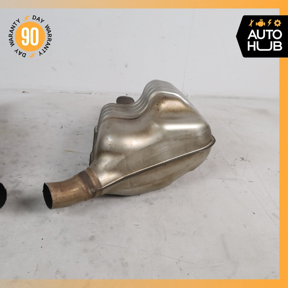 17-18 Mercedes W213 E43 AMG Left & Right Side Exhaust Muffler Mufflers OEM 77k - photo 15