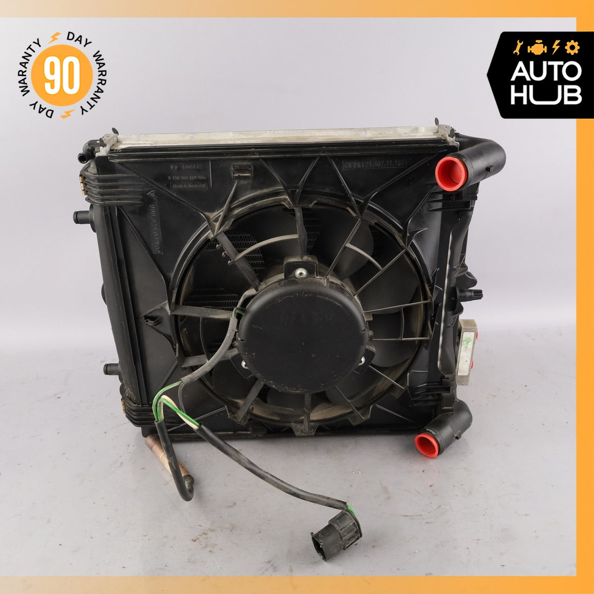 99-04 Porsche Boxster 986 Left Engine Radiator Condenser Cooling Fan OEM 24k - photo 2
