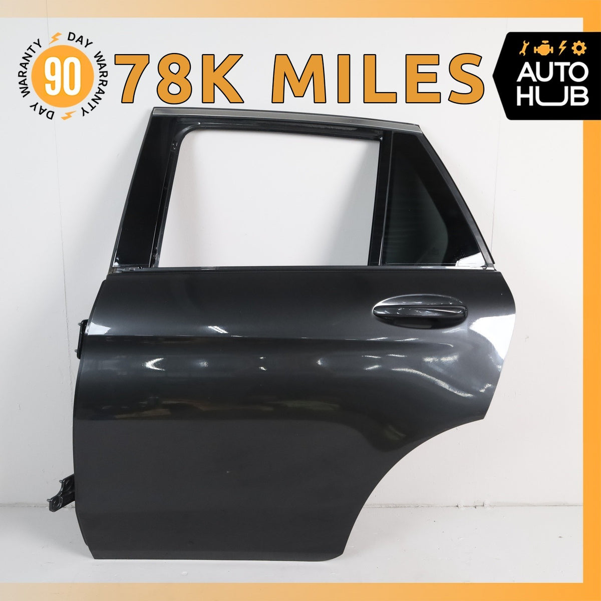 16-22 Mercedes X253 GLC300 GLC63 AMG Rear Left Driver Side Door Shell OEM 78k - photo 1