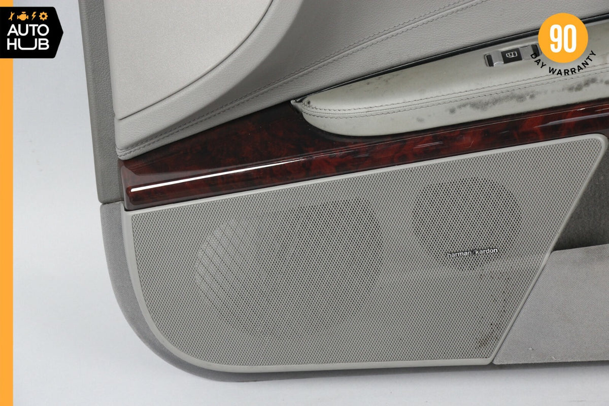 07-10 Mercedes W216 CL550 Front Right Side Interior Door Panel Nappa Gray OEM - photo 7