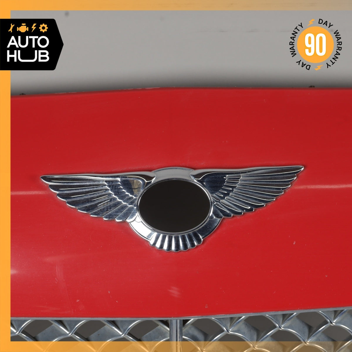 Bentley Continental GT Flying Spur Hood Radiator Grille Grill Red OEM - photo 10