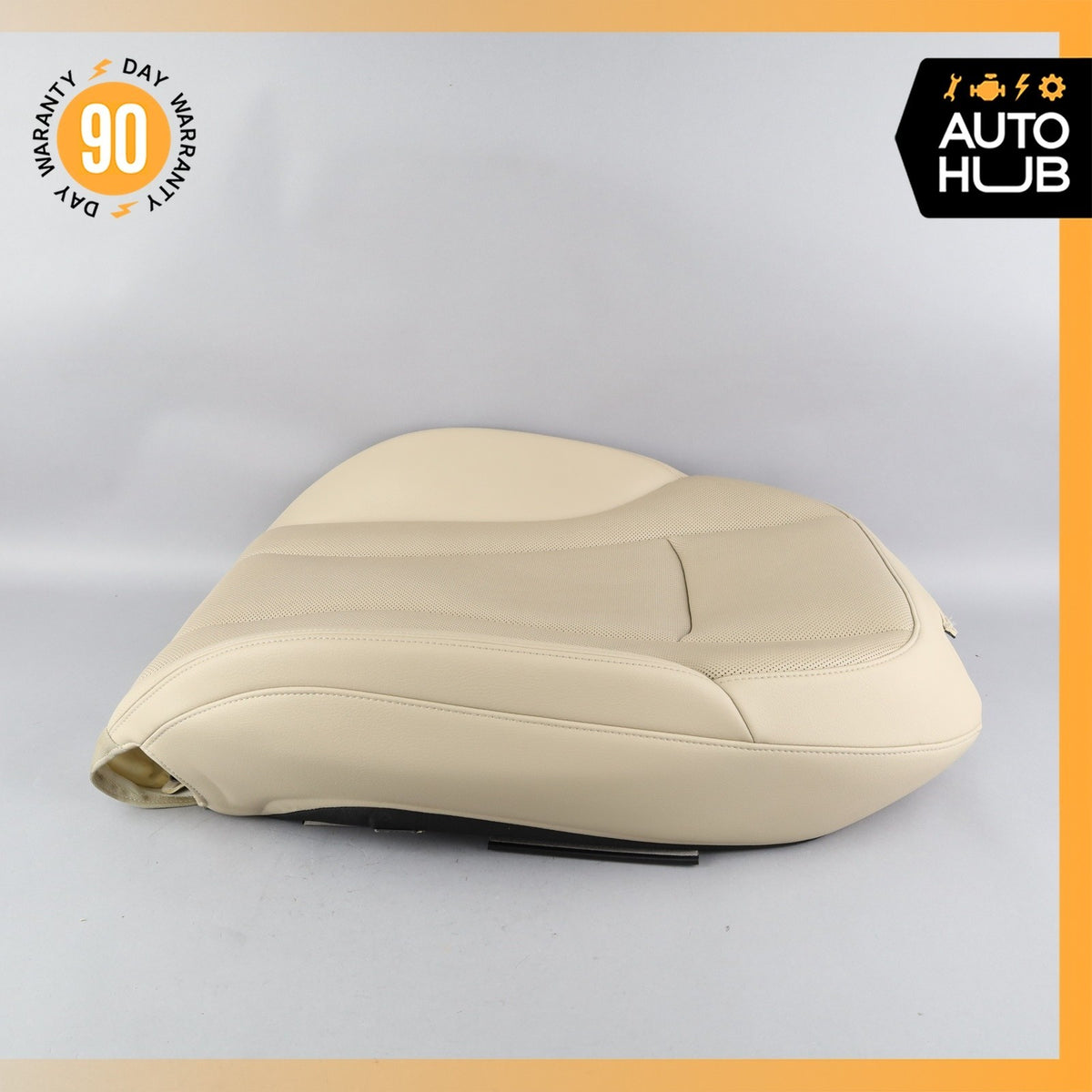Audi 4M Q7 Front Left Driver Side Top Upper Seat Cushion Beige OEM 87k - photo 15