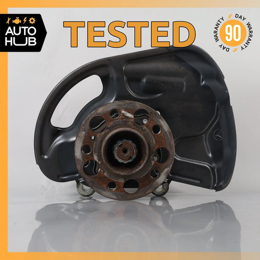 08-11 Mercedes W204 C63 AMG Front Right Side Spindle Knuckle Hub w/ Shield OEM - photo 1
