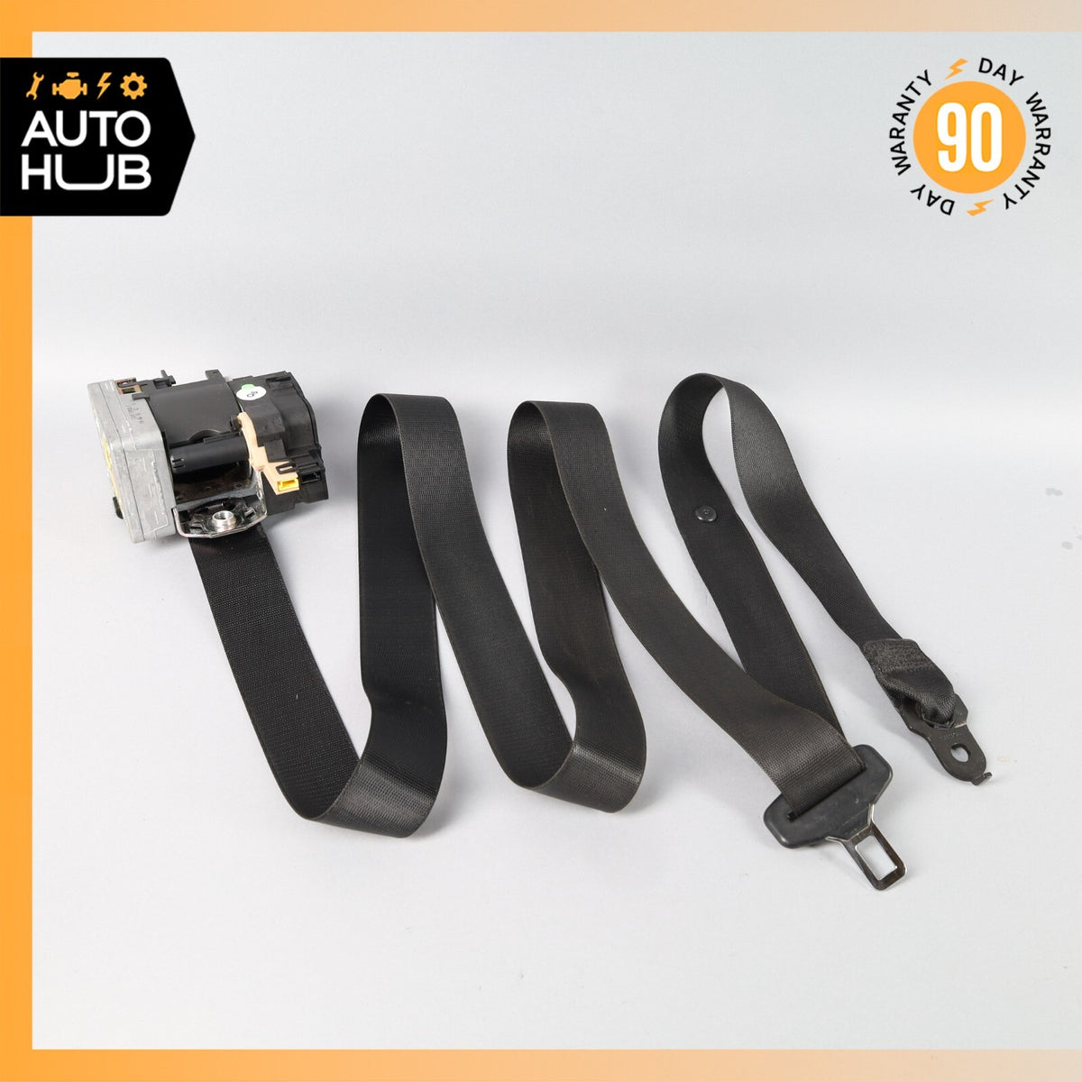 07-12 Mercedes R230 SL550 SL55 AMG Left Driver Seat Belt Retractor Black OEM - photo 2
