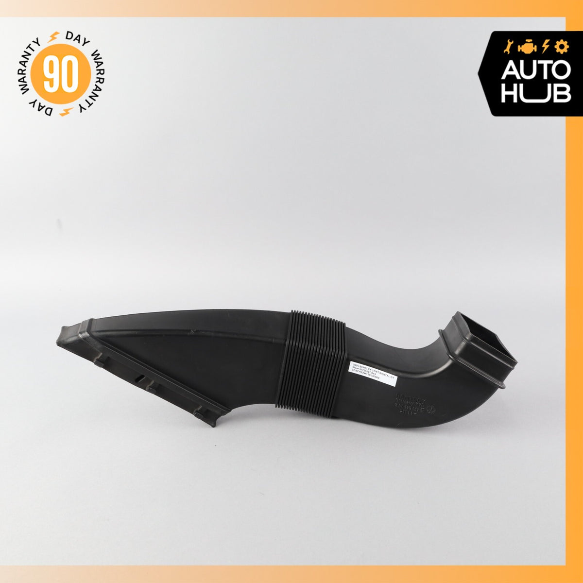 Bentley Continental GT GTC 6.0L W12 Right Side Air Intake Hose Pipe OEM - photo 2