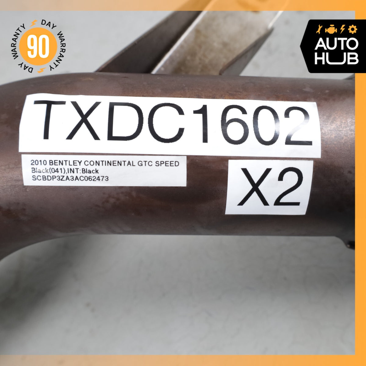 Bentley Continental GTC Speed Exhaust Downpipe Left & Right Side Set OEM 83k - photo 18