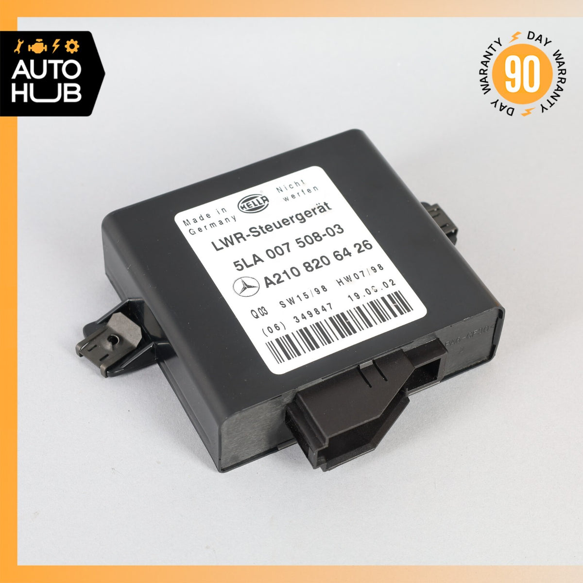 98-03 Mercedes W208 CLK430 CLK320 E320 Headlight Lamp Range Control Module OEM - photo 2