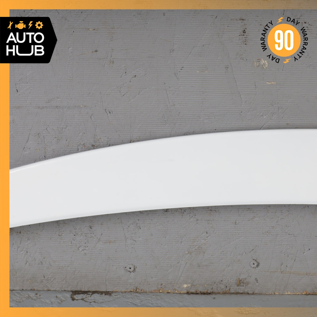 Mercedes W205 C300 C43 AMG Sedan Rear Trunk Lid Spoiler Lip Wing White OEM - photo 5