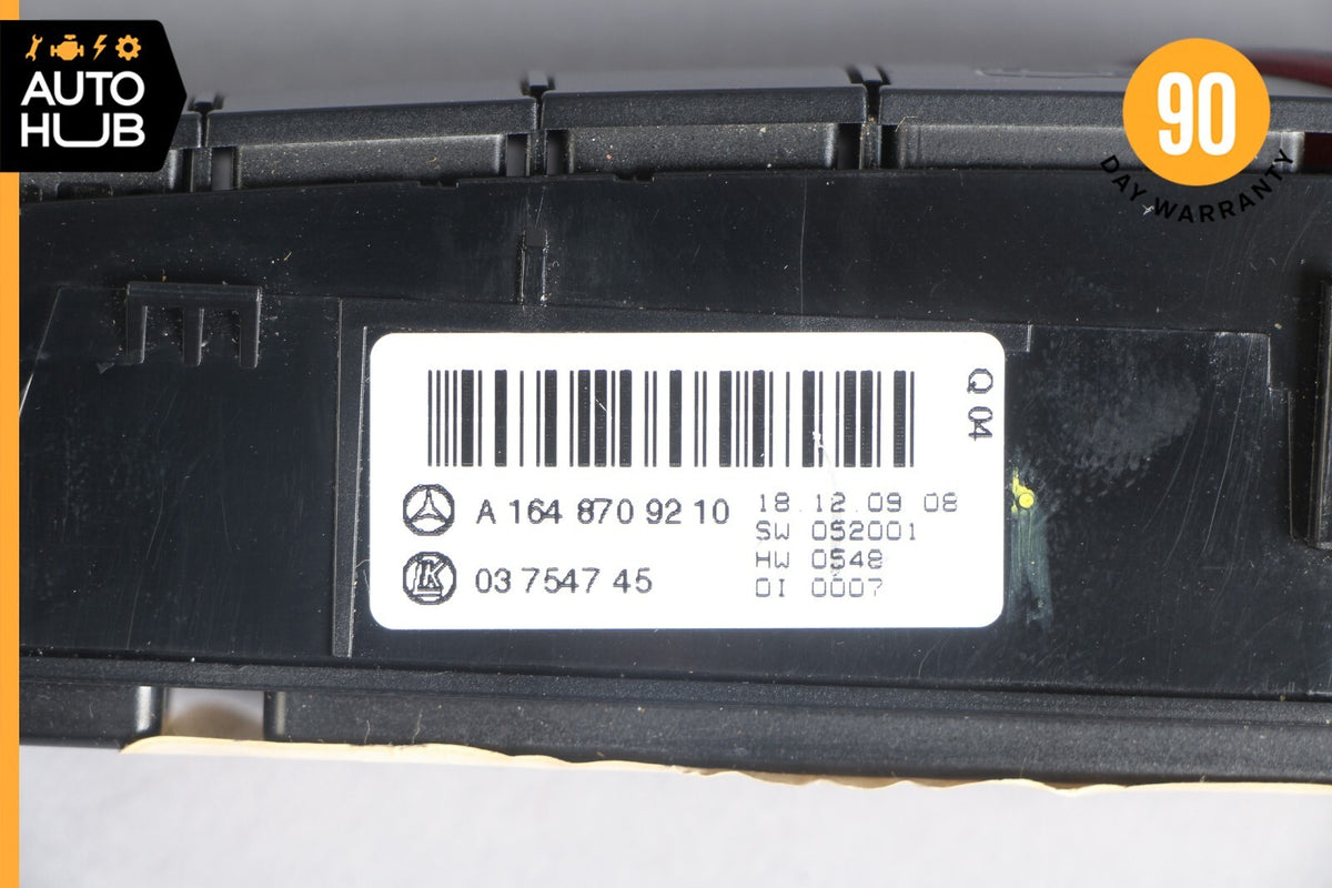 06-12 Mercedes X164 GL450 ML550 Hazard Control Switch Panel 1648709210 OEM - photo 9