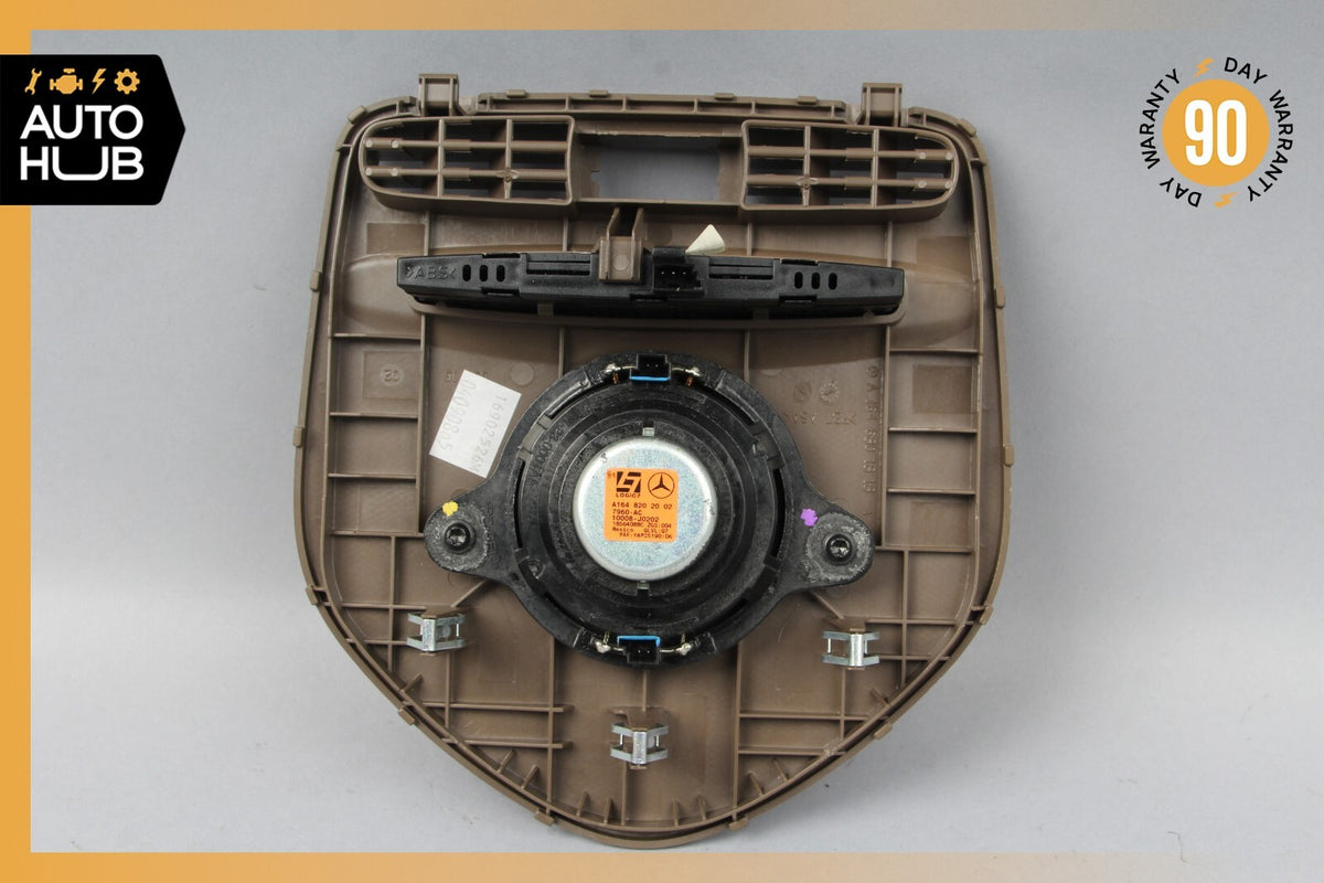06-13 Mercedes W164 ML550 R350 Dashboard Dash Grille Speaker Cover Brown OEM - photo 7