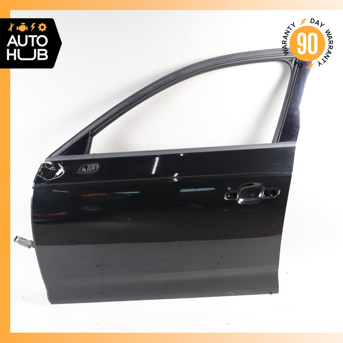 17-19 Audi B9 A4 Sedan Door Shell Front Left Driver Side Black OEM 56k - photo 2