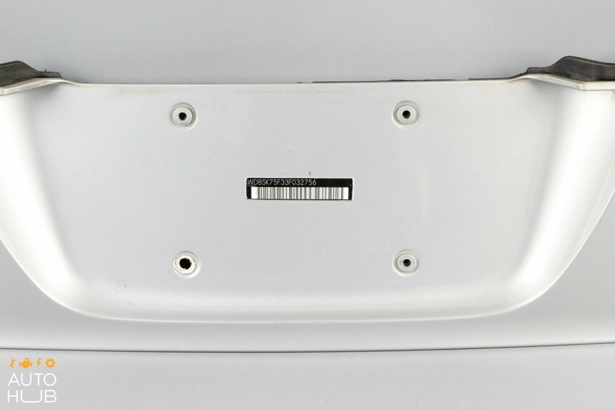 03-12 Mercedes R230 SL500 SL550 SL55 AMG Trunk Lid License Plate Holder OEM - photo 3