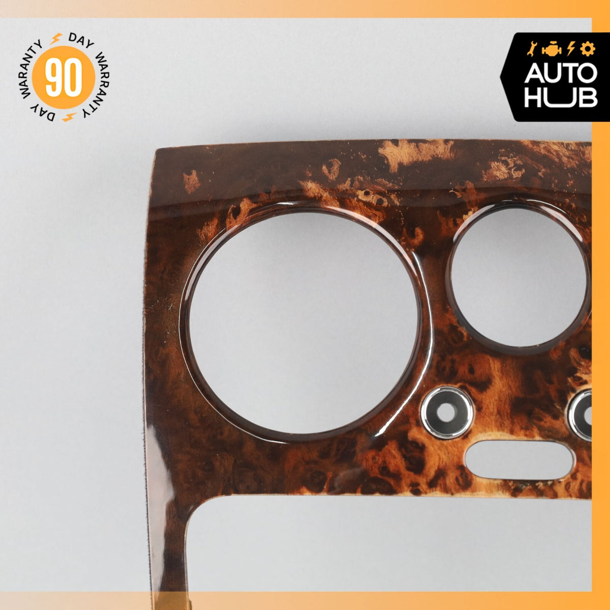 Bentley Continental Flying Spur Center Dashboard Instrument Panel Wood OEM 53k - photo 3