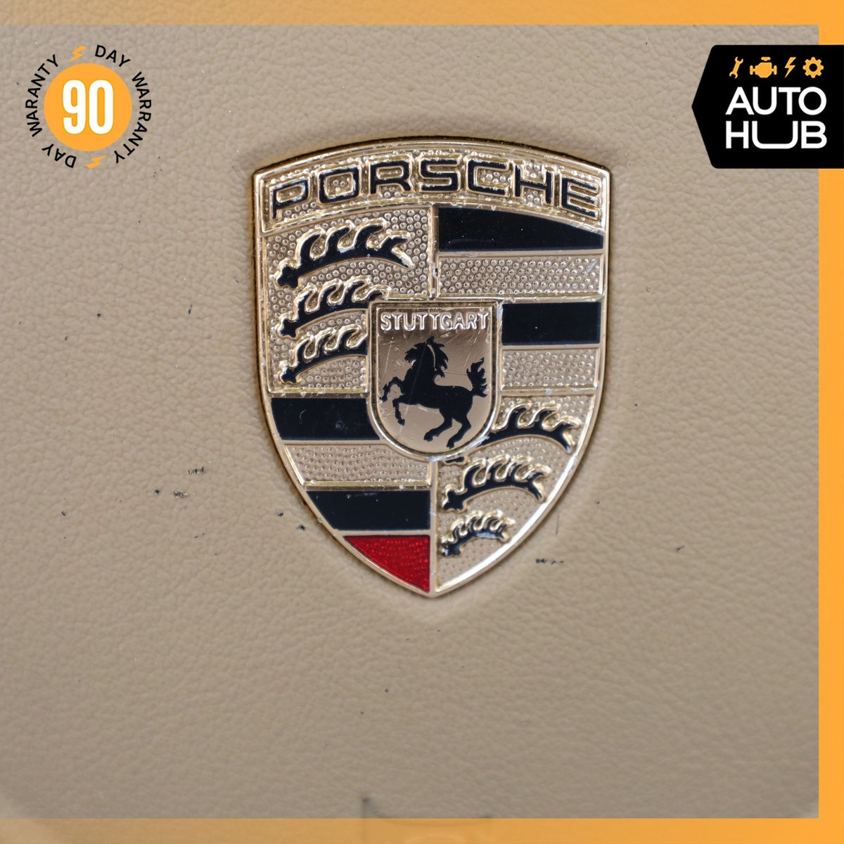 10-16 Porsche Panamera 970 Steering Wheel Airbag Air Bag Beige OEM 68k - photo 8