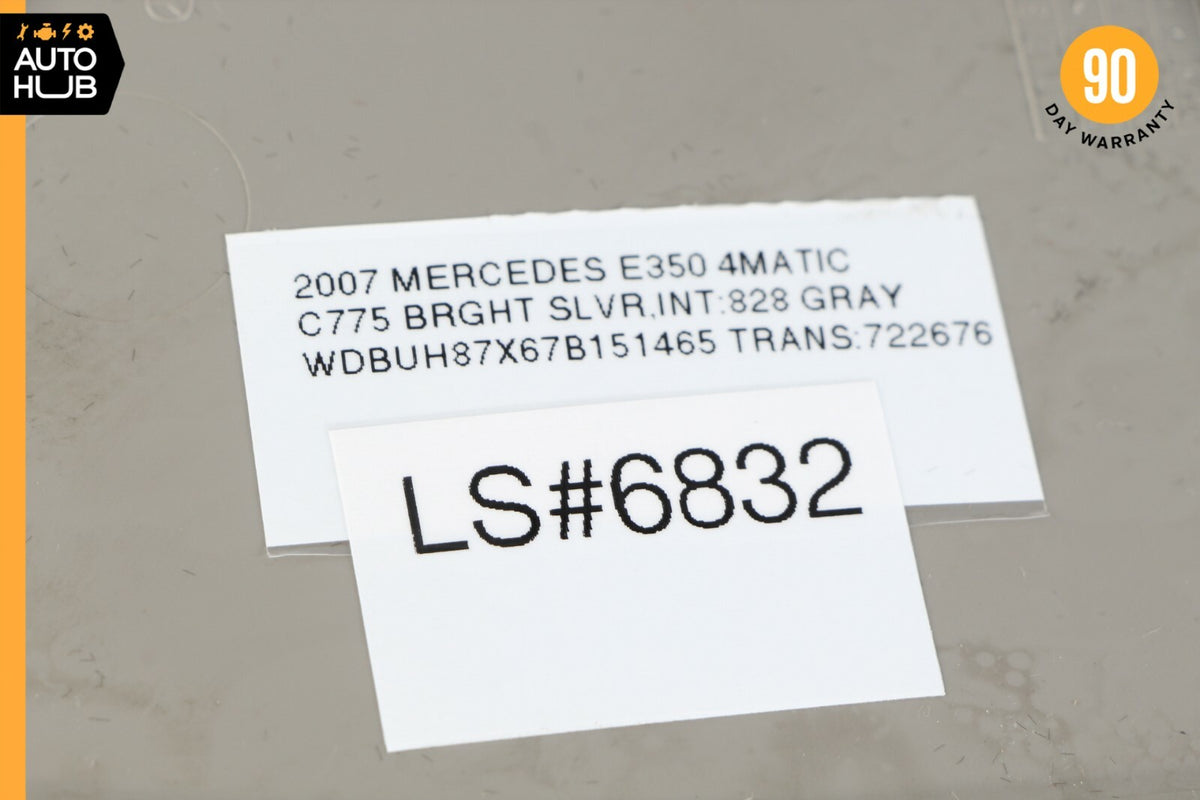 03-09 Mercedes W211 E350 E320 E500 Right Dashboard Trim Cover Panel Gray OEM - photo 12