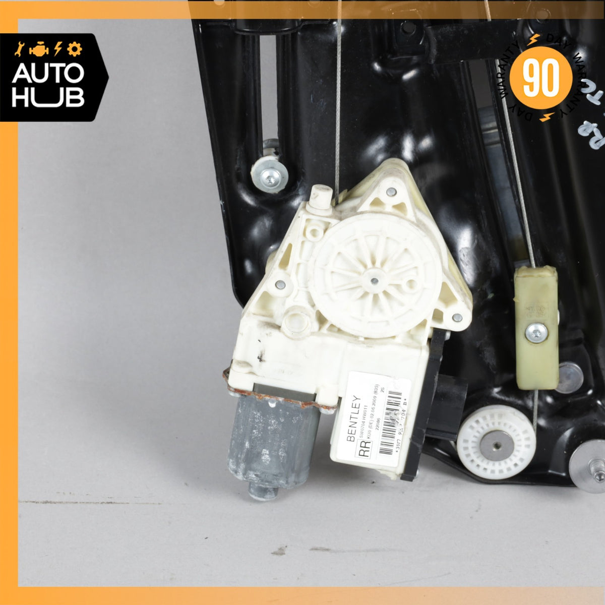 07-11 Bentley Continental GTC Rear Right Quarter Window Regulator Motor OEM - photo 6