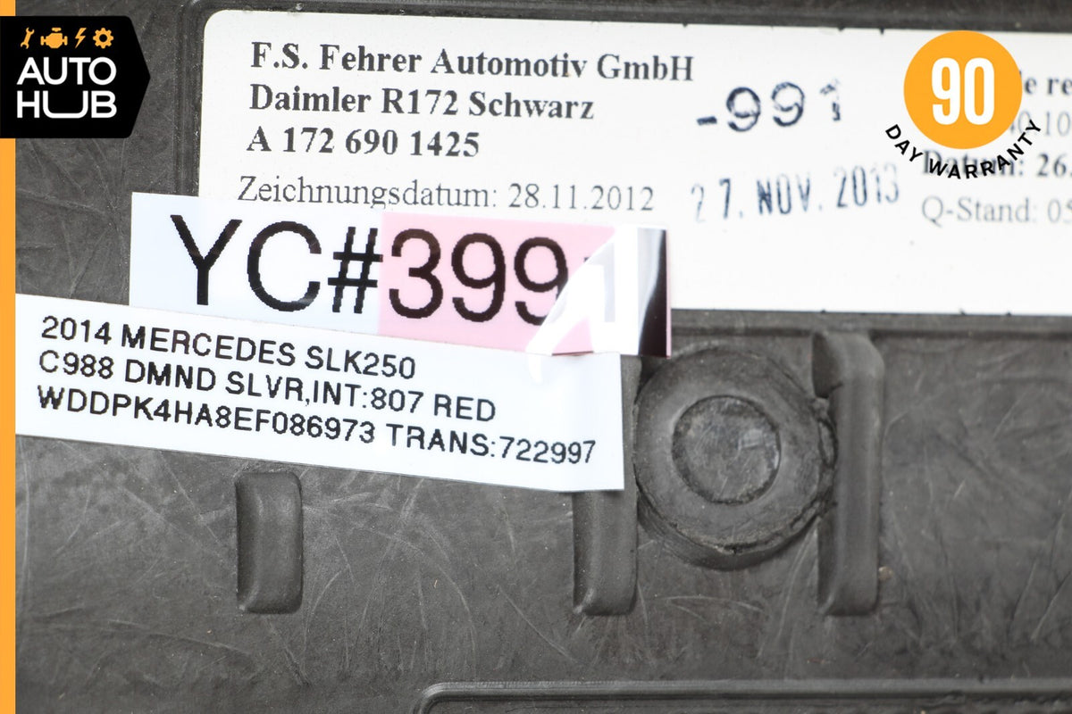 12-16 Mercedes R172 SLK250 SLK350 A Pillar Trim Cover Panel Right Side OEM 75k - photo 12
