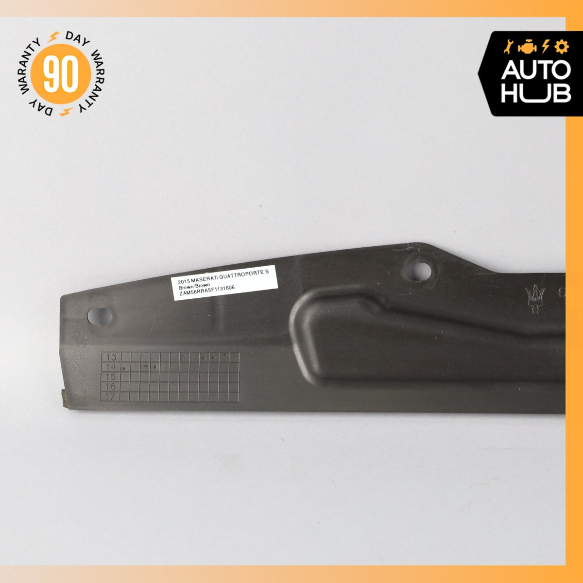 Maserati Quattroporte M156 S Front Radiator Air Duct Shield 670009288 OEM - photo 5