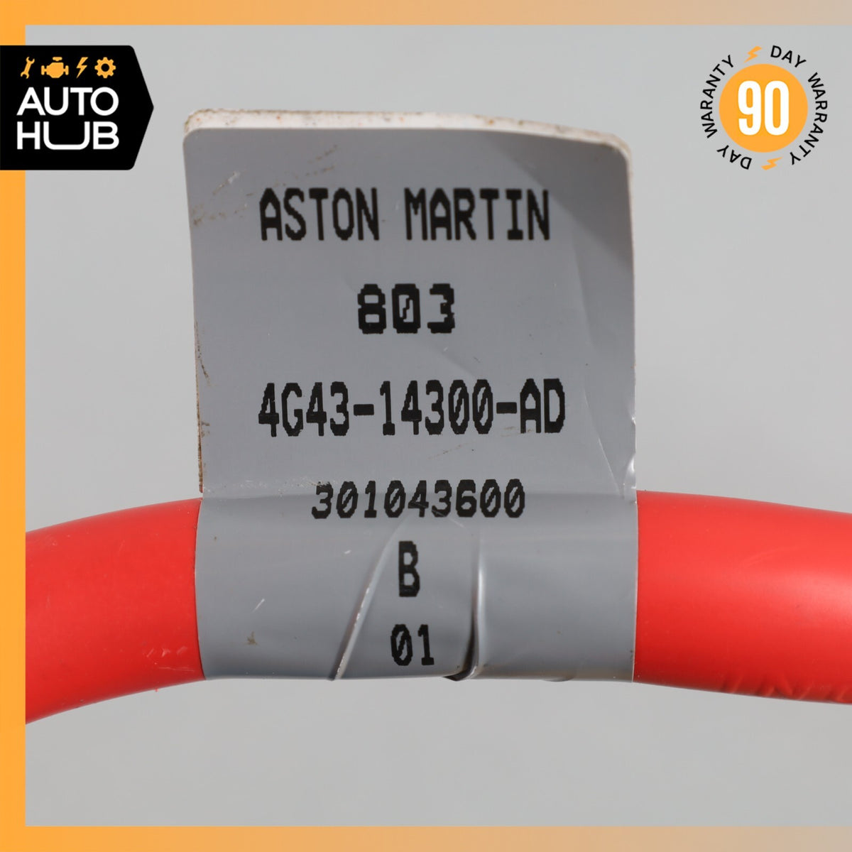 Aston Martin DB9 Positive Battery Cable Wire Harness OEM - photo 9