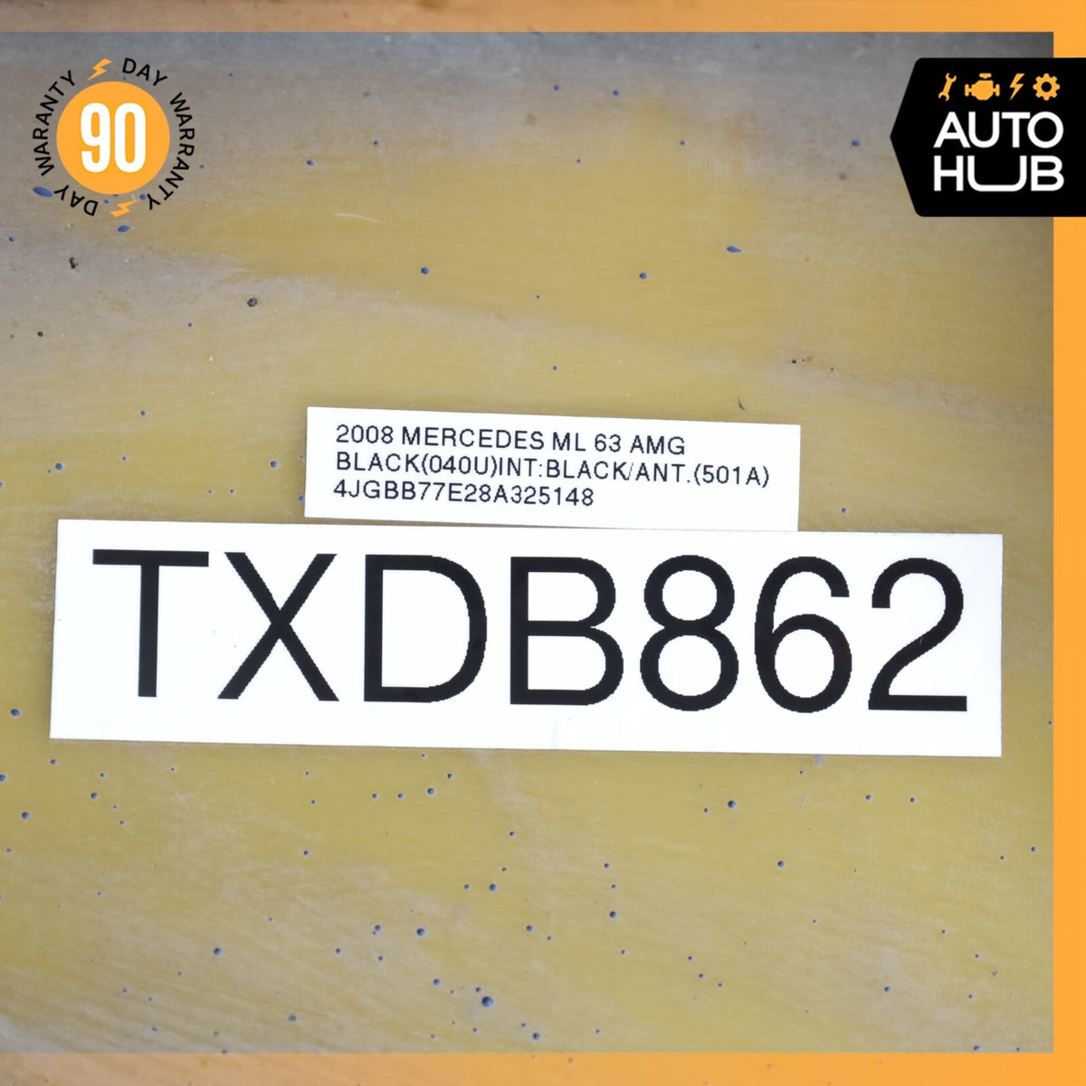 07-08 Mercedes W164 ML63 AMG Sport Rear Bumper Cover Assembly Black OEM - photo 15