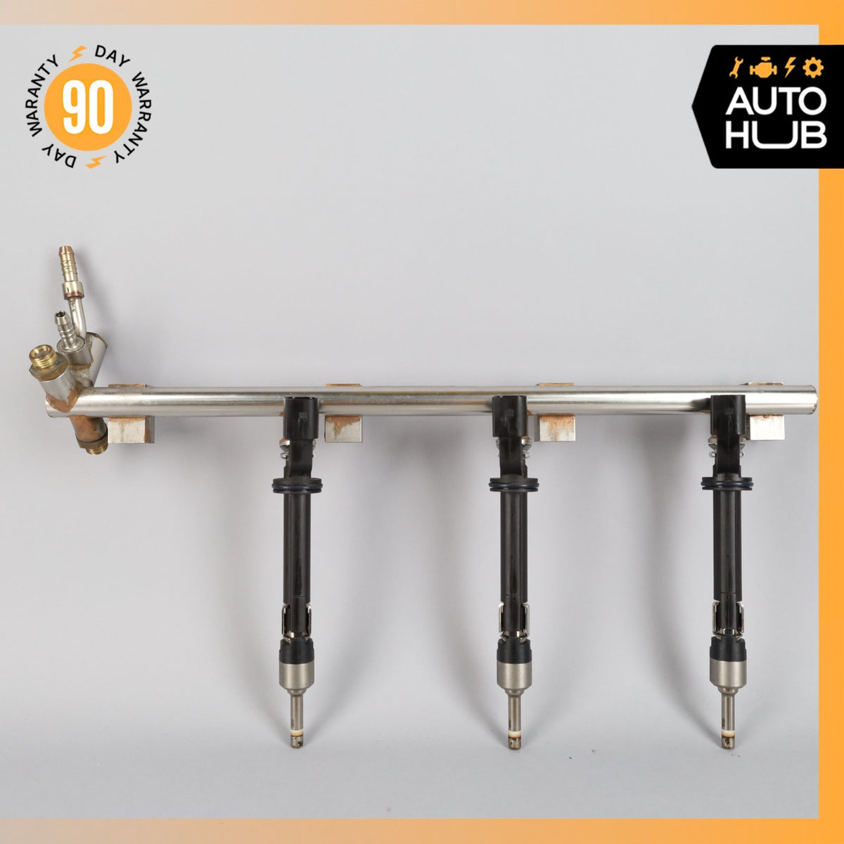 11-18 Porsche Cayenne 958 Touareg VR6 Upper Fuel Injector Rail w/ Injectors OEM - photo 15